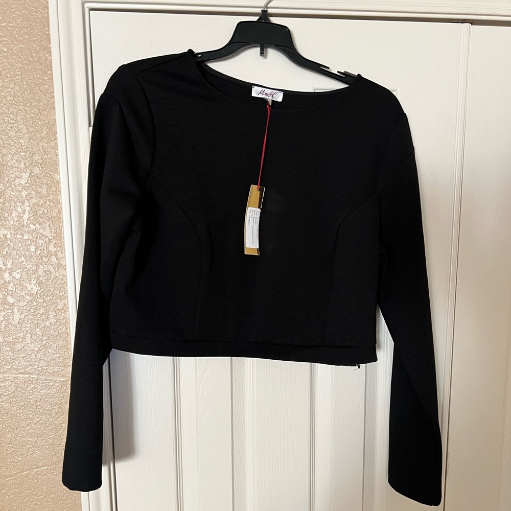 2 Black Crop Tops